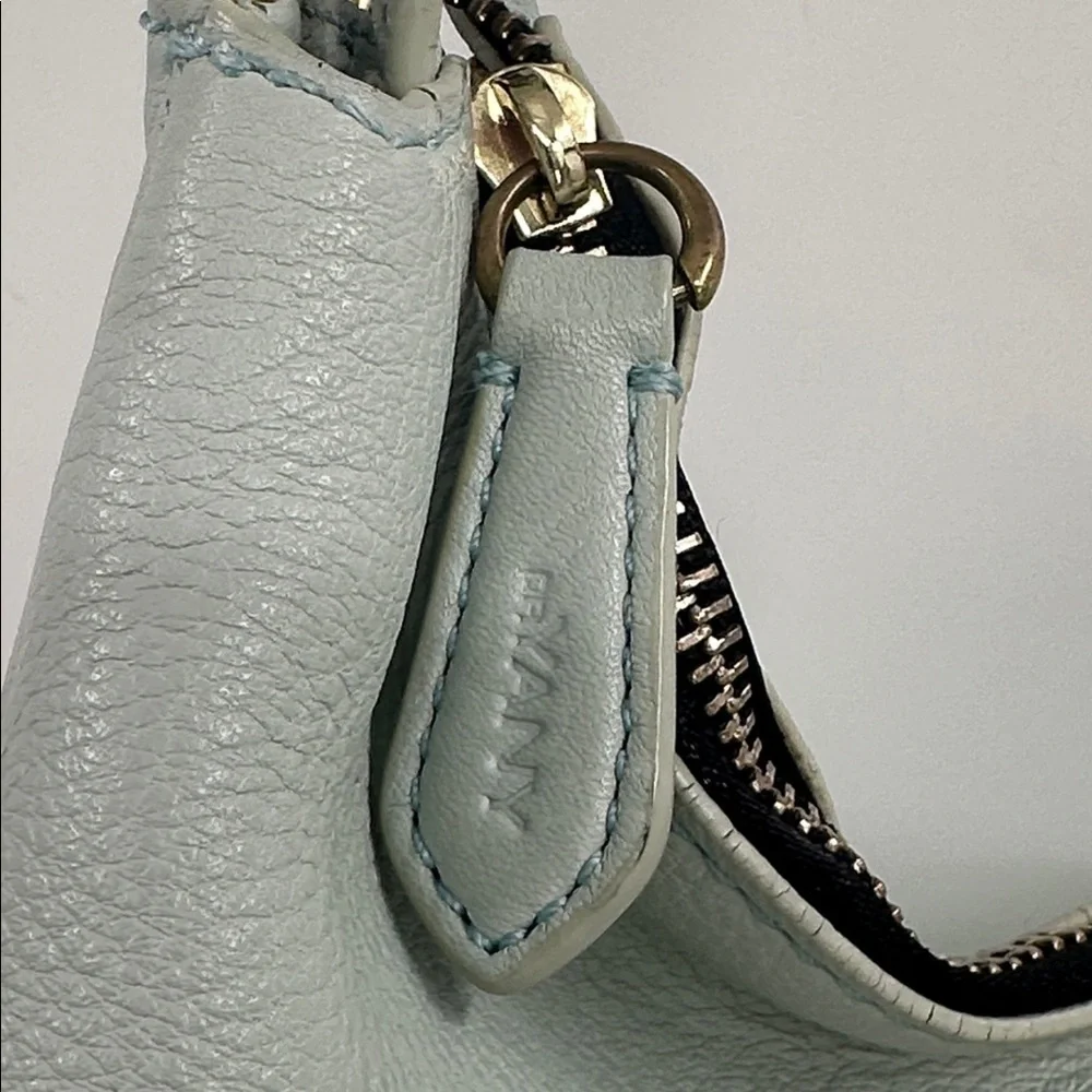 orYANY Stylish Two-Tone Mint and Gray Hobo Shoulder Bag with Crossbody Strap